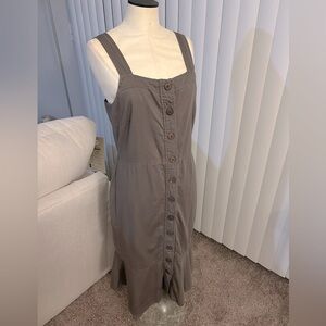 OAT |New York| Elegant Grenn Button-Down Dress 8